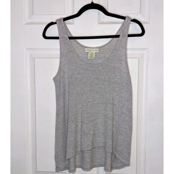 Staring At Stars Lightweight Grey Knit Sweater Tank Top M - Picture 2 of 5